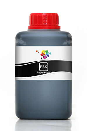 QC Canon MultiPASS C735 Uyumlu Yazıcı Mürekkebi 500ml PBK Photo Black Foto Siyah Dye