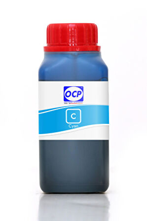 OCP Canon iJ 6100 Uyumlu Yazıcı Mürekkebi 250ml C Cyan Mavi Dye