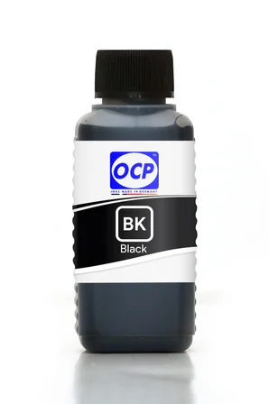 OCP Canon Starwriter 85WP Uyumlu Yazıcı Mürekkebi 100ml BK Black Siyah Dye