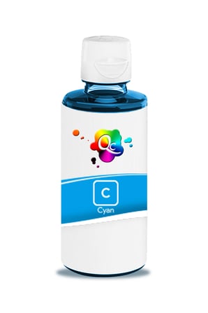 QC HP Smart Tank 513 Uyumlu Yazıcı Mürekkebi 135ml C Cyan Mavi Dye