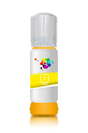 QC Epson EcoTank ET-5170 Uyumlu Yazıcı Mürekkebi 70ml Y Yellow Sarı Pigment