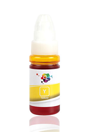 QC Epson EcoTank ET-8500 Uyumlu Yazıcı Mürekkebi 70ml Y Yellow Sarı Dye