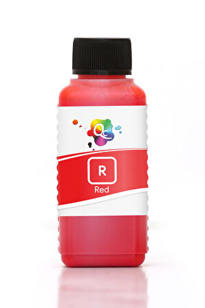 QC Canon imagePROGRAF PRO-300 Uyumlu Yazıcı Mürekkebi 100ml R Red Kırmızı Pigment