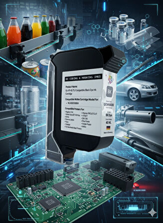 QC HP 45 Wolke Videojet QCW660082 Muadil Plotter Kartuş