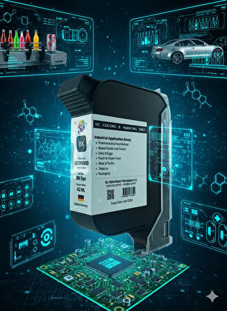 QC HP 45 Wolke Videojet QCW660082 Muadil Plotter Kartuş