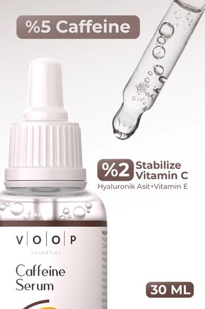 Kafein Göz Altı Morlukları Karşıtı 5% Caffeine + 2% Vitamin C 30 ml Serum