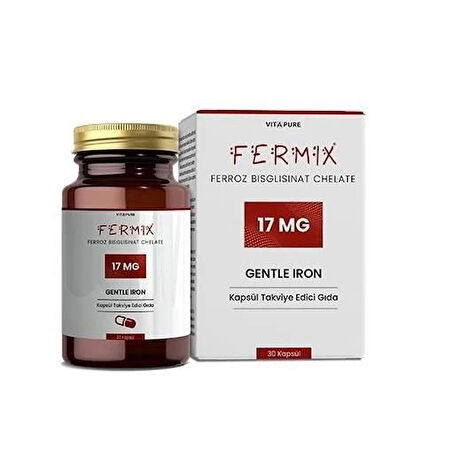 Vitapure Fermix Gentle Iron Demir Kapsül 30Lu
