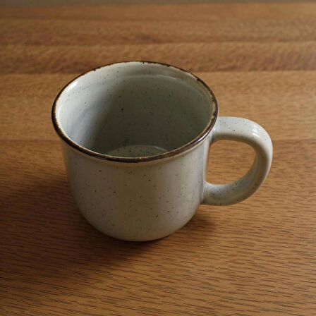 El Yapımı Seramik Kupa Organik Boya