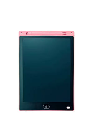 LCD Yazma Tableti Dijital Kalemli Çizim Yazı Tahtası Renkli Ekran 10 Inch (25,4 cm) -  PEMBE