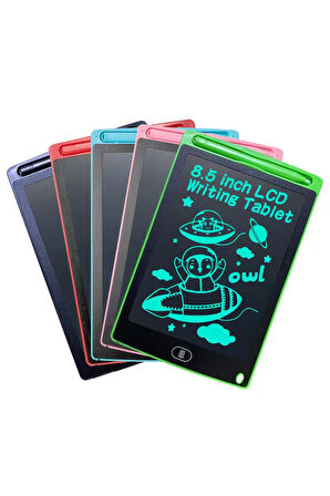 LCD Yazma Tableti Dijital Kalemli Çizim Yazı Tahtası 8.5 Inch (22 cm) SİYAH