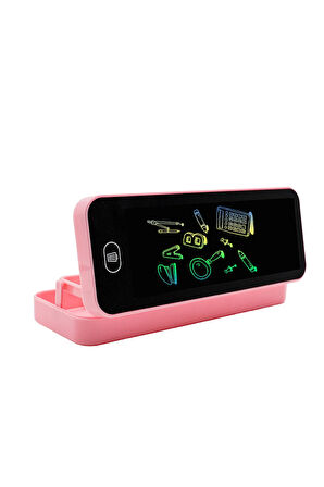 LCD Çizim Tableti Kalem Kutusu Elektronik Yazı ve Çizim Tahtası (Çocuklar için, 7 inç - 18 cm)