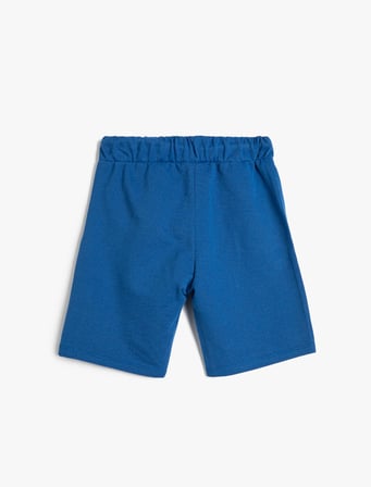 Sort Beli Baglamali Basic Cepli Pamuklu