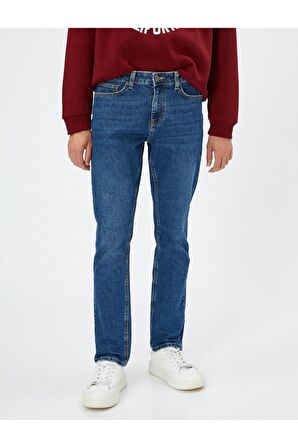Slim Fit Kot Pantolon - Brad Jean