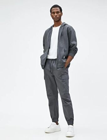 4WAM70112MK Koton Erkek Sweat ANTRASİT