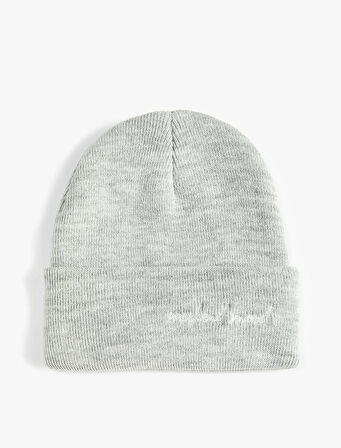 Lastikli Örgü Bere