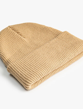 Lastikli Örgü Basic Bere 