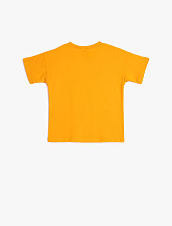 Snoopy Tişört Lisanslı Kısa Kollu Bisiklet Yaka Pamuklu 