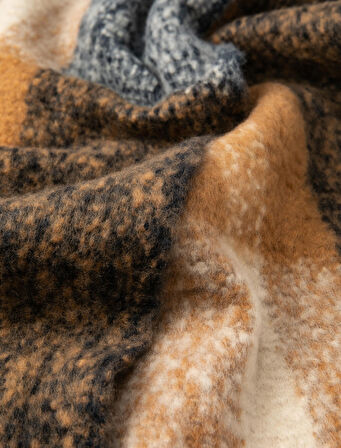 Maksi Atkı Yumuşak Dokulu Püsküllü