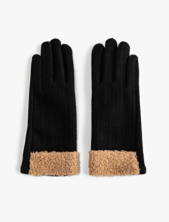 Kayak Eldiveni Peluş Detaylı 