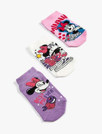 Minnie Mouse Çorap Seti Lisanslı 3'lü 