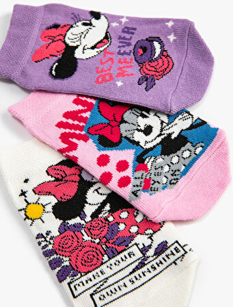 Minnie Mouse Çorap Seti Lisanslı 3'lü 