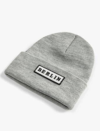 Akrilik Kolej Bere Etiket Baskılı Katlama Detaylı 