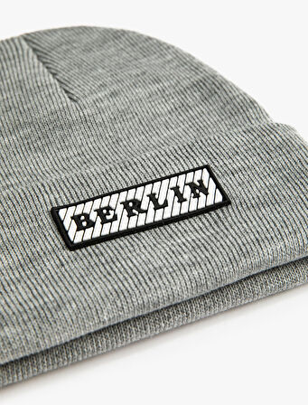 Akrilik Kolej Bere Etiket Baskılı Katlama Detaylı 