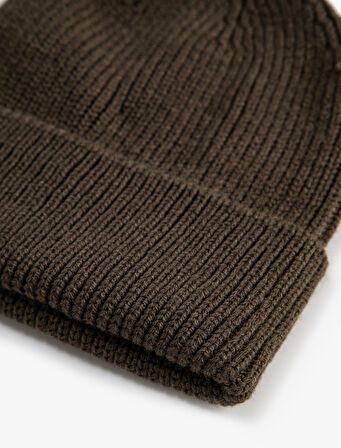 Basic Örgü Bere Katlama Detaylı