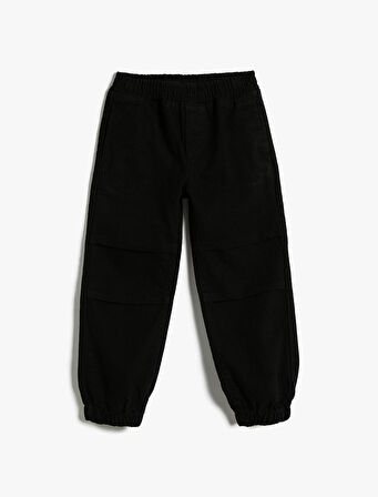 Paraşüt Pantolon Cepli Beli Lastikli Pamuklu - Parachute Jean