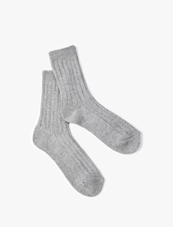 Soket Çorap Kalın Dokulu