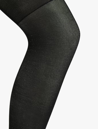Basic Simli Külotlu Çorap 