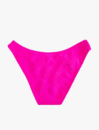 Çiçek Dokulu Bikini Altı V Kesim