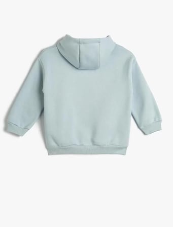 4WKG10263AK Koton Kız Çocuk  Sweat MAVİ