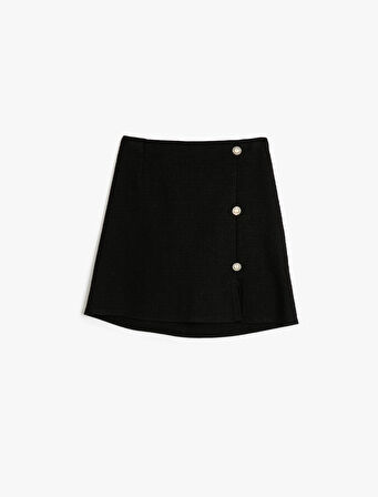 Basic Etek Düğme Detaylı Beli Lastikli