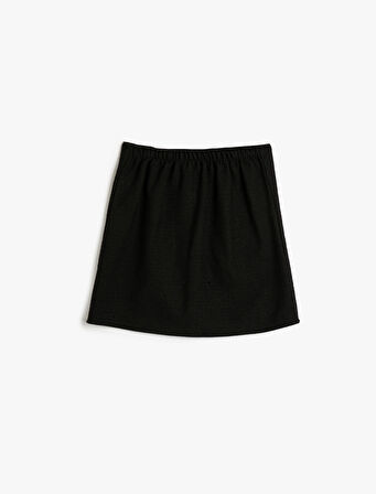 Basic Etek Düğme Detaylı Beli Lastikli