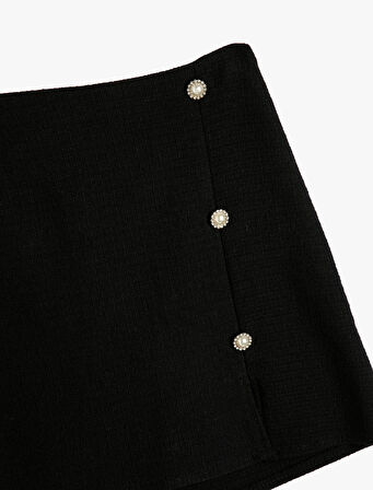 Basic Etek Düğme Detaylı Beli Lastikli