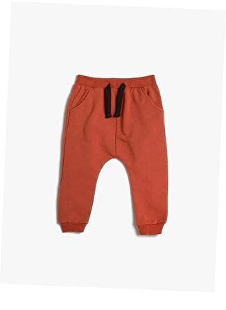 Koton Lastikli Paça Kahve Erkek Çocuk Eşofman Altı 4WMB40099TK - Toddler