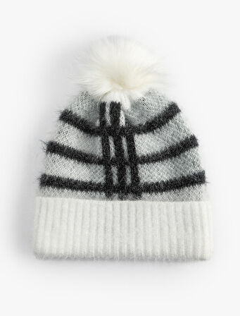 Ponponlu Peluş Bere