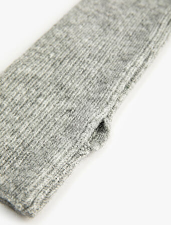 Parmaksız Eldiven Lastikli Örgü