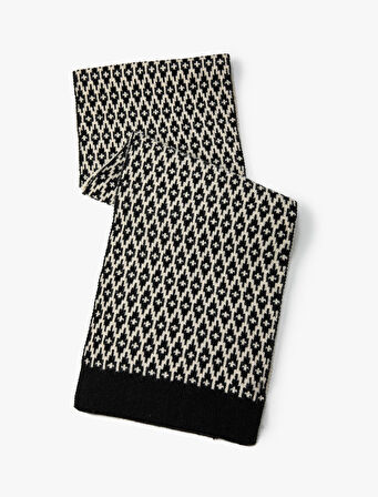 Örgü Atkı Desenli