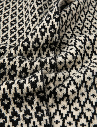 Örgü Atkı Desenli