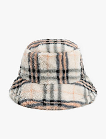 Peluş Bucket Şapka