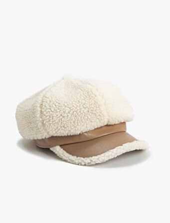 Peluş Kasket Şapka