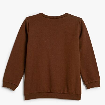 Koton Kids Dinazor Baskılı Sweatshirt KOTON-4WMB10197TK873
