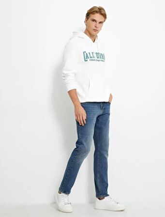 4WAM40196ND Koton Slim BRAD Erkek  Jean Pantolon KOYU İNDİGO