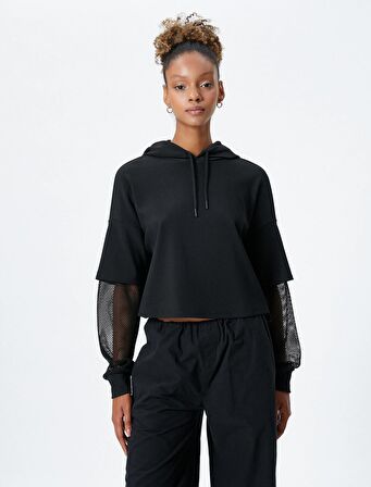 4WAL10177IK Koton Kadın  Sweat SİYAH