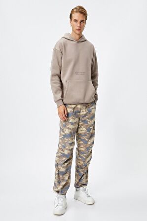 4WAM70168MK Koton Erkek Sweat BEJ