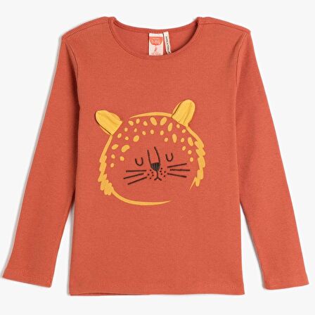 Koton Kids Kedi Baskılı Tshirt KOTON-4WMB10207TK873