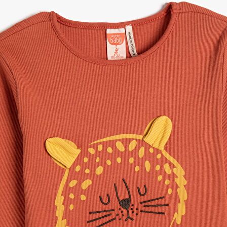 Koton Kids Kedi Baskılı Tshirt KOTON-4WMB10207TK873