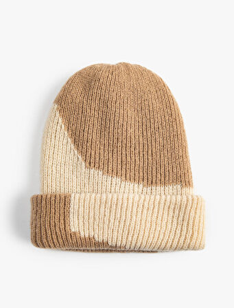 Triko Bere Renk Bloklu